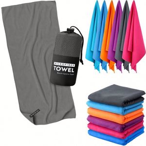Serviette de sport moderne double face, écologique, à absorption élevée, en microfibre, séchage rapide, légère, compacte, pour la salle de sport, la plage, le camping - Product Image 1