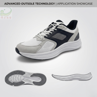 Semelle de chaussure de course WL Ultra Light MD, haute élasticité, flexible, durable, antidérapante, semelle extérieure de sneaker d'entraînement, couleur et logo personnalisés
