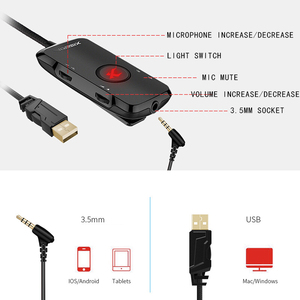 <strong>7.1</strong> Channel <strong>External</strong> USB2.0 Audio <strong>Sound</strong> <strong>Card</strong> Adapter for Laptop Desktop PC <strong>Usb</strong> <strong>Sound</strong> <strong>Card</strong> Connecting 3.5mm Jack Headphones - Product Image 5