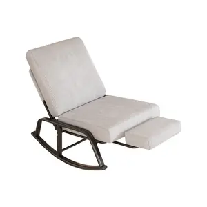 흔들 의자 성인 레저 안락 의자 발코니 편안한 게으른 의자 기대는 싱글 거실 좌식 흔들 의자