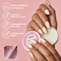 Cire à cuticules et ongles OEM ODM, nourrissante en profondeur, réparatrice, protectrice, fortifiant l'ongle et le lit ongulaire, adoucissante, exfoliante, mélange d'huiles naturelles