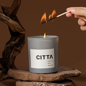 Florescence Simple et élégant parfumé décoration de la maison plâtre Statue personnalisé fait à la main parfum luxe tasse bougie pour cadeau - Product Image 2