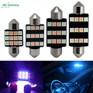 Ampoules <span class=keywords><strong>LED</strong></span> Canbus Festoon C10W C5W 3 couleurs 31mm 36mm 39mm 41mm 12V pour éclairage intérieur de <span class=keywords><strong>voiture</strong></span>, <span class=keywords><strong>plafonnier</strong></span>, coffre et plaque d'immatriculation - Product Image 4