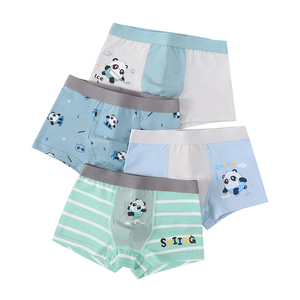 Sous-vêtements en coton pour enfants les plus populaires, caleçon et caleçon respirant pour garçon, vente en gros à motif <span class=keywords><strong>animal</strong></span> OEM ODM - Product Image 5