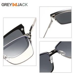 Gafas de Sol para Mujer Grey Jack, Marco de Acero Inoxidable, Lentes TAC, Protección Anti-UV, Polarizadas, Protección Contra Luz Azul, Visión Nocturna, Espejo - Product Image 4