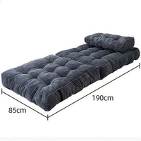 Sofá Reclinable Modular de Tela Plegable con Compresión al Vacío para Sala de Juegos, Dormitorio o Estudio - Venta al por Mayor