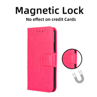 Étuis de téléphone portable en cuir PU brillant pour Samsung S24 A35 Noble luxe antichoc Refro portefeuille sac 15 Plus 14 13 12 11 Pro Max