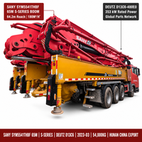 Camion pompe à béton haute pression Sany 65m Deutz d'occasion 13MPa 2023, Pièces détachées d'occasion pour pompe à béton Sany Deutz 65m Exportation Chine