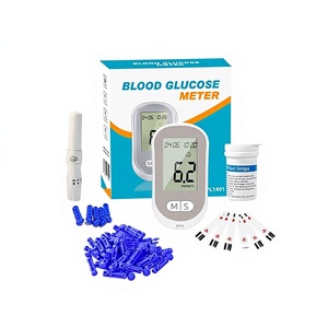 JC-YL1401 English Blood <strong>Glucose</strong> Meter for Middle-Aged Elderly Portable Battery-Powered Household Blood Analyzer &amp; <strong>Detector</strong> - Product Image 1