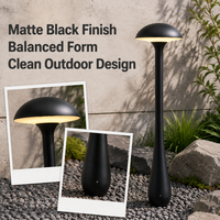 Lampadaire LED extérieur étanche, design moderne en forme de champignon, pour hôtel, jardin, parc, allée, éclairage commercial