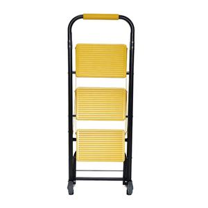 <span class=keywords><strong>2</strong></span> In 1 Hand Trolley Kar Ladder Step Vouwwagen Ladder Met Wiel - Product Image 5