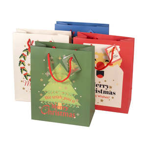 Buste Shopper natale divertimento Mix 18 cm + 9 cm x 23 cm - Product Image 1
