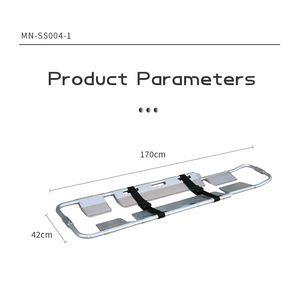 MN-SS004-1 Meilleure vente d'hôpital en alliage d'aluminium pliant Scoop Stretcher - Product Image 2