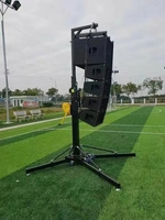 Trípode de sonido para altavoces line array, soporte de iluminación de escenario, soporte de manivela de alta resistencia, soporte de luz tipo truss
