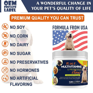 Logo privé suppléments de soins de santé pour animaux de compagnie chien multivitamine à mâcher doux pour améliorer l'immunité des animaux de compagnie combler l'écart en nutriments - Product Image 2