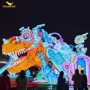 Chinese New Year <b>Lantern</b> Festival Diwali Thanksgiving Outdoor Waterproof Dragon <b>Lantern</b> LED <b>Lights</b> for Show-Customizable Colors - Product Image 2