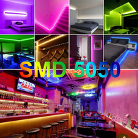 Boîte de synchronisation de télécommande intelligente de lumière de bande de LED de 5M RVB avec 6000K coloré pour le décor de chambre IP20 DC 12V