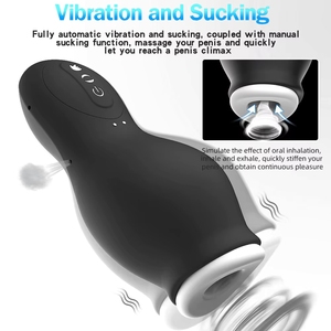 Masturbatore Automatico per Uomini, Macchina per Sesso Orale e Vaginale, Vibratore per Pene, Giocattolo per Masturbazione, Coppa per Sesso Orale - Product Image 4