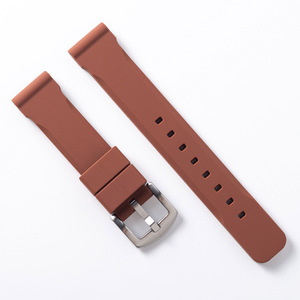 Bracelet de montre en silicone étanche de qualité supérieure, vert, compatible avec les montres de plongée de luxe, bracelet universel à libération rapide - Product Image 5