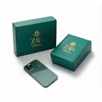 Boîtes d'expédition personnalisées avec impression d'un côté, boîte cadeau avec compartiment intérieur imbriqué pour cosmétiques de luxe, boîte en carton ondulé pour envoi postal