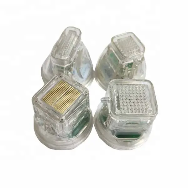 Cartuchos fracionários de microagulha para máquina de Rf, cartuchos de microagulhas de ouro para afastar rugas e agulhas para apertar a pele