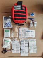 Trousse de Survie d'Urgence Professionnelle pour Catastrophes, Kit de Premiers Secours pour Camping, Randonnée et Escalade en Plein Air
