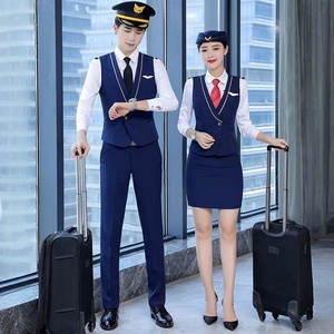 Uniforme de Trabajo Unisex para Ferrocarril y Aviación, para Pilotos de Trenes de Alta Velocidad, Hoteles, Restaurantes, Aerolíneas y Universidades - Product Image 1