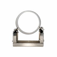 Support mural en acier inoxydable sur mesure OEM pour système de cheminée à double paroi de 80 mm
