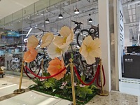 Fleur de mariage artificielle en papier coquelicot géant réaliste fait à la main avec support pour la rentrée des classes et la fête des mères fleurs décoratives