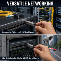 Module transceiver optique SFP+ 10G 300m-80km pour concentrateur Ethernet de centre de données, routeur, FTTH, serveur de réseau télécom et liaison montante