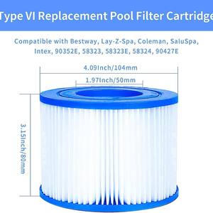 Cartouche filtrante Lay-Z-Spa 90427E pour spa, remplacement pour piscine, matériau PP - Product Image 2