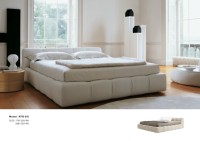 New Fashion Bed Design Phantasie Leder Kopfteil Foto Bild Komfort Weiche Echt leder Rücken Italienisches Bett