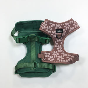 Harness anjing timbal depan, Harness anjing cetak kustom, tali kerah Harness dada, tas kotoran, wadah anjing, rompi anjing beludru untuk <span class=keywords><strong>Pitbull</strong></span> - Product Image 1