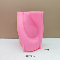 Moule en silicone pour vase Alien Crossing de style nordique, pour béton, plâtre, bricolage, fleurs séchées, moules en silicone pour céramique