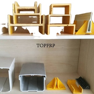 Profils composés de la pultrusion GRP de fibre de verre de poutre de FRP avec le service de traitement de coupe faite sur commande - Product Image 2