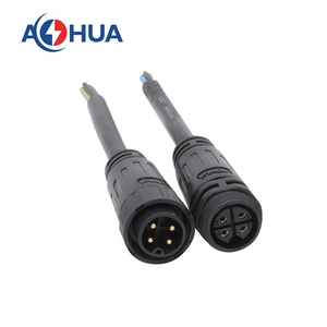 <span class=keywords><strong>2</strong></span> 3 Pin Power Cable Connector Man Vrouw Ip67 Waterdichte Stekker - Product Image 3