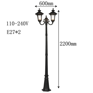 85-220v e27 lampada <span class=keywords><strong>da</strong></span> giardino per esterni impermeabile in alluminio leggero a led - Product Image 5
