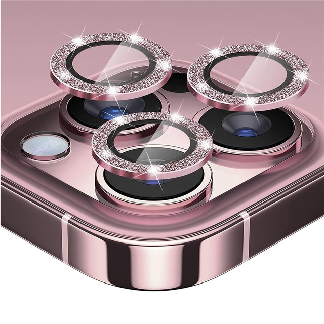 HD Diamond Clear Camera Lens Protector 9D Metal Camera Guard for iPhone 13 Pro Max 14 Series