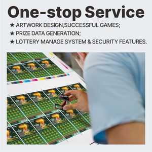 Cartes à <span class=keywords><strong>gratter</strong></span> de loterie magnifiquement conçues, vente en gros en direct d'usine, livre à couverture rigide, impression durable et écologique, couleur personnalisée - Product Image 4