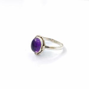 Amethyst <b>Ring</b> 925 Sterling Silver Gemstone <b>Ring</b> Adjustable Amethyst Handmade Collection <b>Fine</b> <b>Rings</b> Silver Jewelry Bulk price - Product Image 3