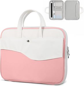 Housse étanche pour ordinateur portable MacBook Pro 15 16 pouces en cuir PU avec poignée housse souple de sac de 15.6 pouces - Product Image 2