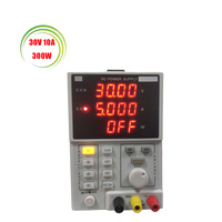Alimentation cc Programmable 30V 10a alimentation cc régulée réglable de laboratoire noir