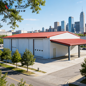 Structure métallique économique pour centre logistique industriel, résistante au vent, fabriquée par un fabricant spécialisé - Product Image 1