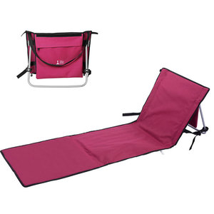 Silla de playa <span class=keywords><strong>plegable</strong></span>, cojín portátil para exteriores, sin arena, con respaldo - Product Image 1