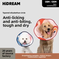 Collier élastique anti-léchage et anti-morsure HiDREAM pour chien et chat, grande taille, pour animaux de compagnie