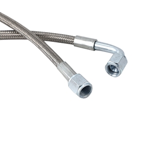 Longueur personnalisée universelle AN3 AN4 pivotant en acier inoxydable tressé PTFE <span class=keywords><strong>tuyau</strong></span> de <span class=keywords><strong>frein</strong></span> ligne droite 90 degrés <span class=keywords><strong>raccord</strong></span> - Product Image 6