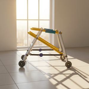 Déambulateur de rééducation pour enfants à prix d'usine, cadre de marche pour la récupération des fractures, aide à la marche avec siège, certifié CE - Product Image 1