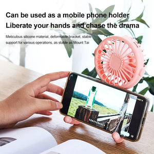 Ventilador de Mano Multifuncional para Cochecito, Mini Ventilador Portátil con Carga USB, Soporte Flexible Tipo Pulpo, Estilos Variables con Luces LED - Product Image 4