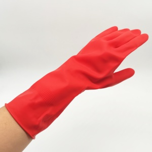 Xingli biểu tượng tùy chỉnh Găng tay cao su chống trượt bền dài tay áo hộ gia đình nhà bếp làm sạch nấu ăn nóng bán Găng tay cao su thực phẩm - Product Image 5