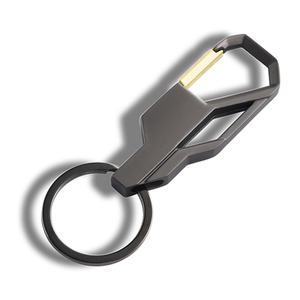 Llaveros Metálicos Creativos y Sencillos para Hombre, Llavero Negro para Llaves de Coche, Regalos Únicos, Llavero con Logotipo Personalizado - Product Image 1